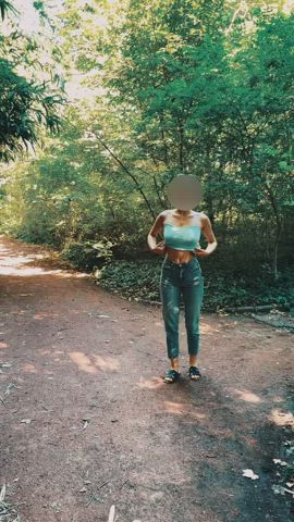 18 Years older Barely Legal Exhibitionism Exhibitionist Public teen boobies Titty Drop Porn GIF