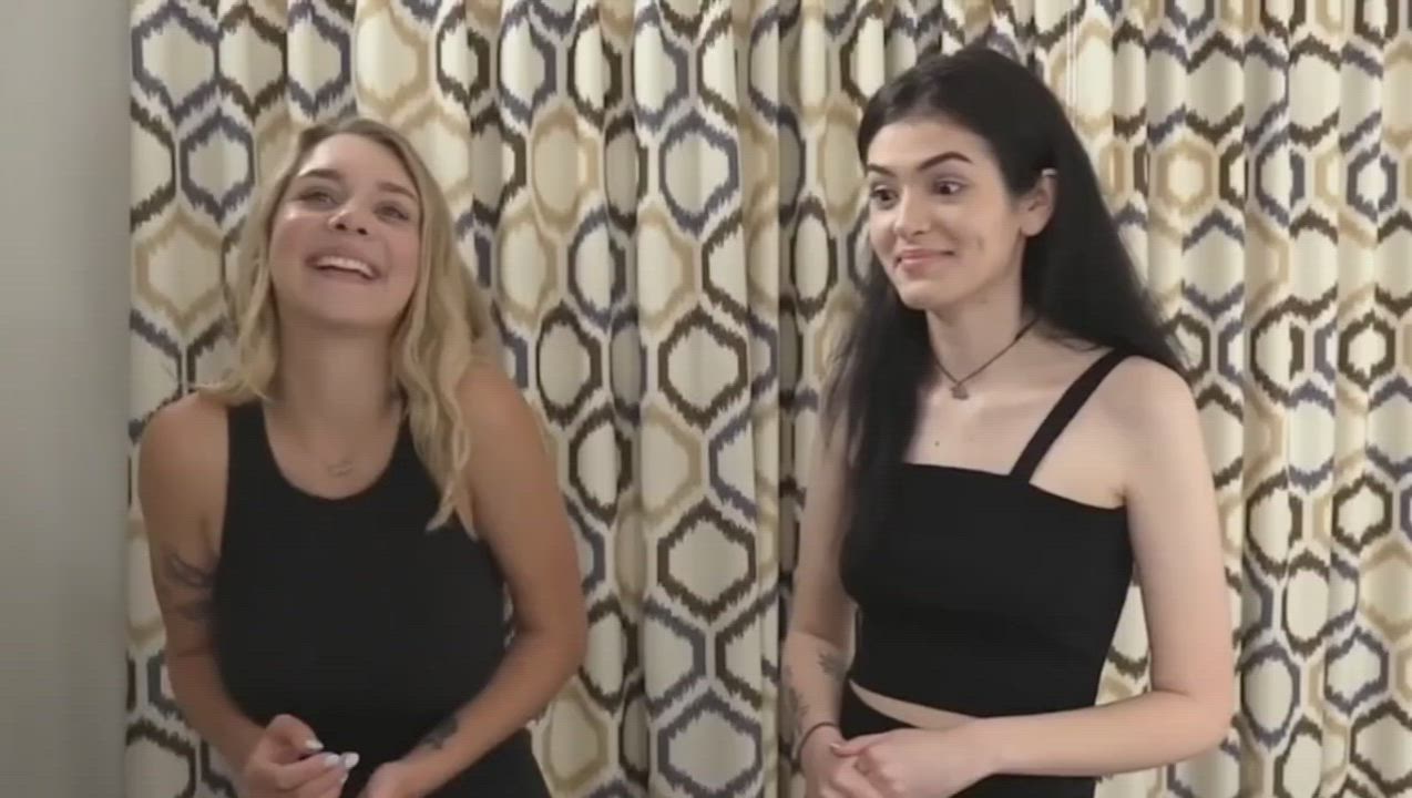 huge breasts boobs Gabbie Carter Nude Surprise Porn GIF