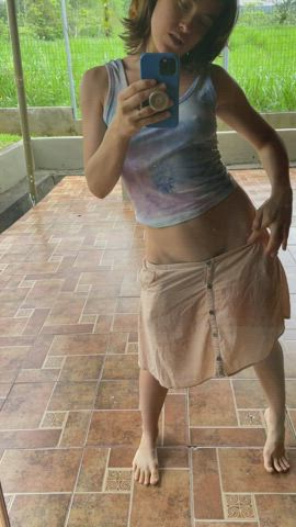 skinny Strip Tease Porn GIF