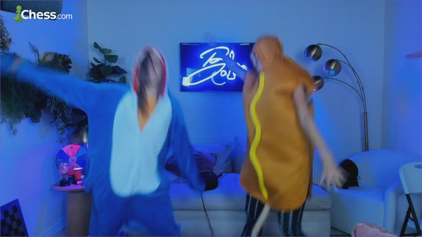 behind Bubble behind Costume lovely Dancing Flashing Porn GIF