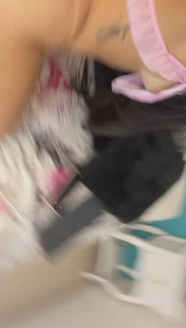 Amateur monstrous booty Creamy Dildo latina Public Tanlines Tanned Porn GIF