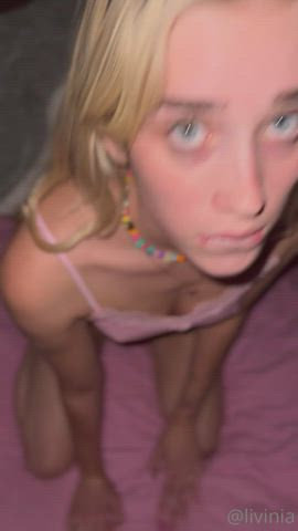 butt blondy Blue Eyes OnlyFans POV vagina Tease Teasing teenie Porn GIF