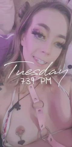 Ahegao Camgirl Deepthroat Drooling thin Sex Machine Small boobies teen Webcam Porn GIF