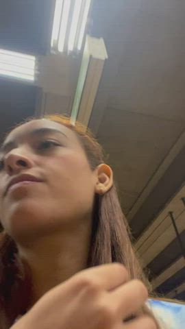 Amateur booty melons Flashing hispanic OnlyFans Public Solo melons Porn GIF