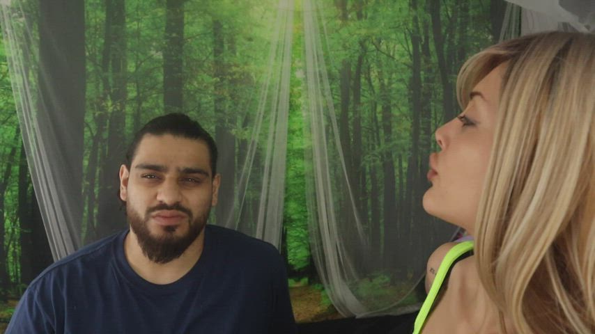 Femdom Humiliation Spit Porn GIF