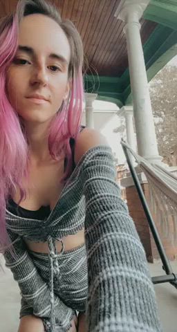 Exhibitionism Exhibitionist Flashing hoes Public twat boobs Titty Drop r/HoldTheMoan Porn GIF