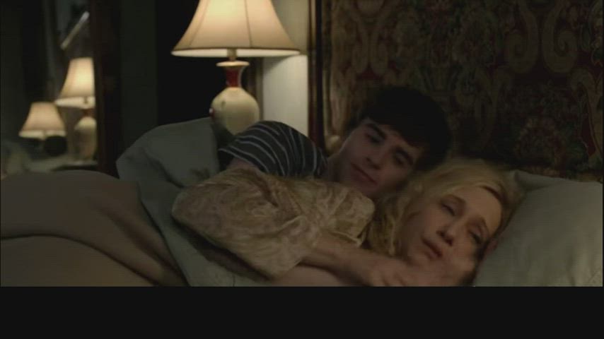 Caption Casca Akashova Cuddle Family MILF Mom Son Taboo Porn GIF