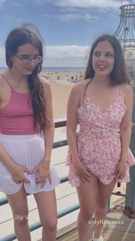 skanks Public vagina Licking Porn GIF