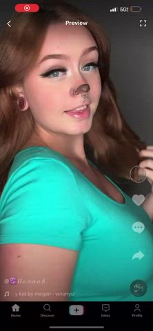 young TikTok boobs Porn GIF