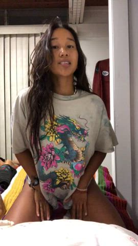 chinese Asianhotwife Bedroom Outlaws Strip Stripping Striptease Porn GIF