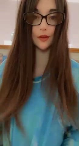 Amateur humongous melons breasts humongous breasts Nerd OnlyFans Pawg boobies Titty Drop Porn GIF