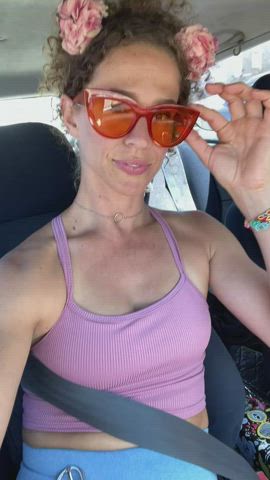 Car Car Sex couple Friends OnlyFans Outdoor Pornhub Pornstar Public Porn GIF