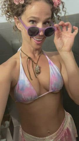 Bathroom Fansly LoyalFans Pee Public Toilet Porn GIF