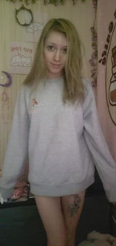 pretty Extra Small Natural Natural breasts skinny thin Small melons Tiny Titty Drop Porn GIF