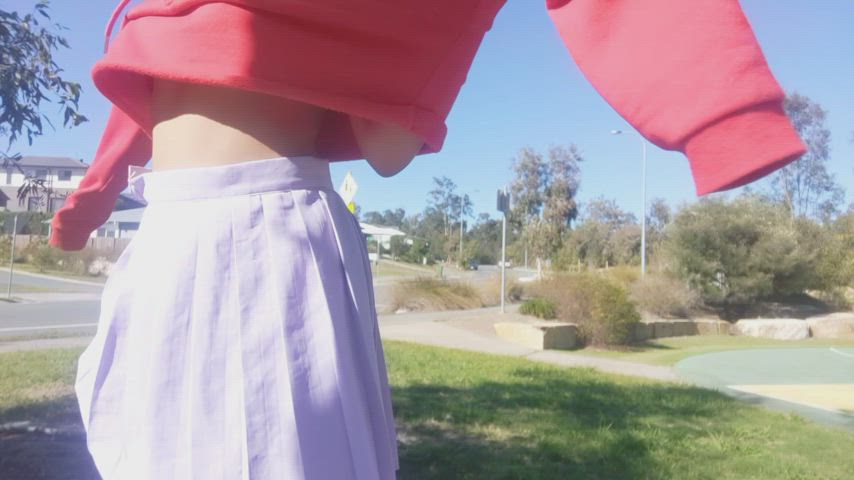 boobs sexy Exhibitionism Exhibitionist Flashing TikTok breasts Porn GIF