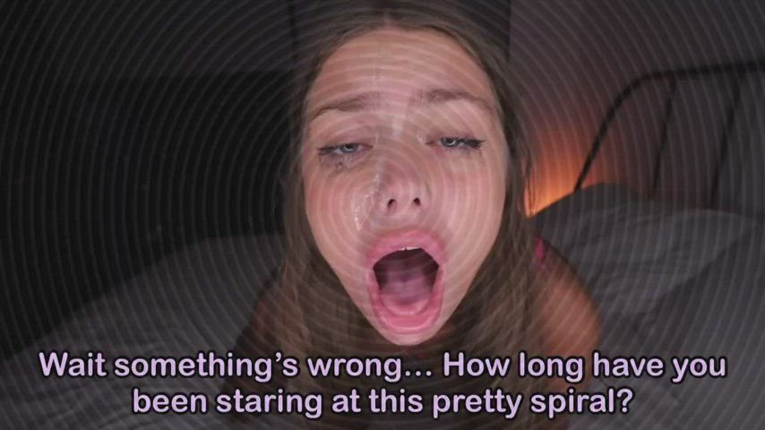 Amateur Camgirl Caption Hypnosis Porn GIF