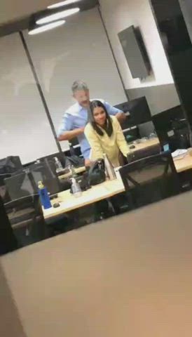 blowjob Office Public Porn GIF
