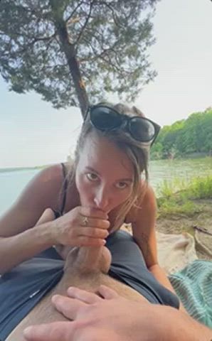 blowjob Clothed sperm In Mouth sperm Swallow Exhibitionism Exhibitionist Kate Marley Outdoor Public sucking Porn GIF