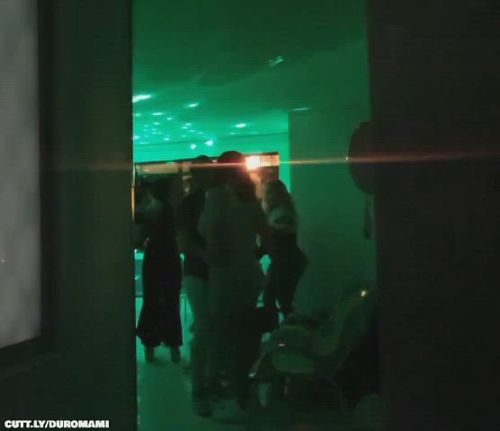 Amateur oral sex Caught Exhibitionist Party Public Sex Standing Doggy Voyeur Porn GIF