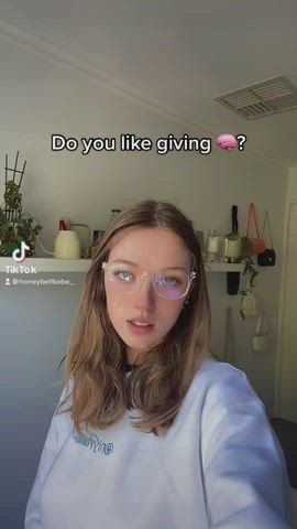 Australian yellow-haired blowjob Funny Porn OnlyFans Oral TikTok Porn GIF