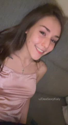 tits French Smile Porn GIF