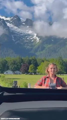 Amateur butt booty Plug Compilation Exhibitionist Flashing Outdoor Public titties Porn GIF