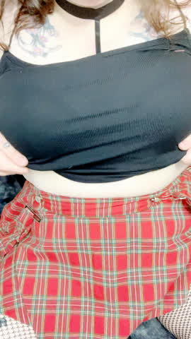 Bisexual breasts Fishnet GF undergarment Tattoo boobs Titty Drop Underboob Porn GIF