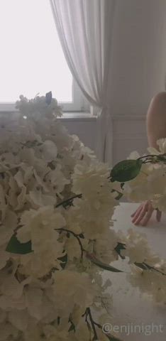 humongous behind Brunette lingerie Porn GIF