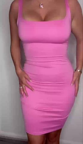 enormous cock monstrous melons titties Bouncing boobs Dress Pink twat Tanlines Tight Porn GIF