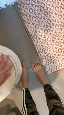 Bathroom Female POV Golden Shower Pee Peeing Piss Pissing Solo Toilet Porn GIF