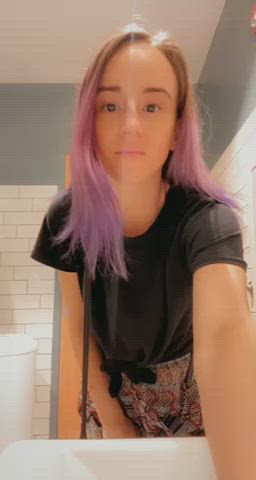 asshole Exhibitionism Exhibitionist Public snatch melons Work r/CaughtPublic r/HoldTheMoan Porn GIF