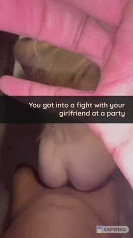 BBC blondie Caption Cheating Cuckold Doggystyle Interracial Pawg Rough Porn GIF