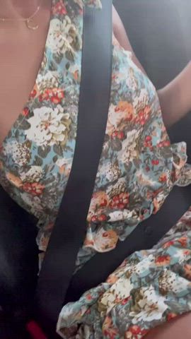 Arab boobies Car Dress Fansly OnlyFans Public vagina titties Porn GIF