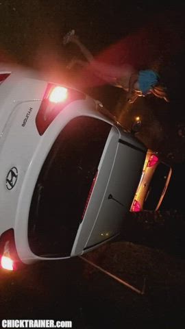 Amateur Car Sex Dogging Homemade MILF OnlyFans Peeing Pissing Public Porn GIF