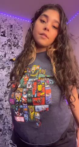 Amateur enormous ass massive tits Curvy sweet hispanic OnlyFans Porn GIF