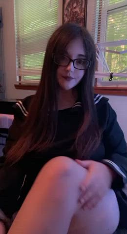 Amateur big melons breasts Hentai OnlyFans Schoolgirl young Titty Drop Porn GIF