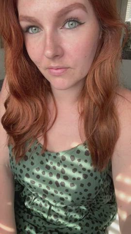 Areolas humongous melons Freckles Green Eyes MILF Mom Perky vagina red hair Porn GIF