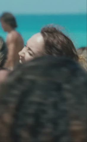 enormous breasts Italian Natural titties ginger head Porn GIF