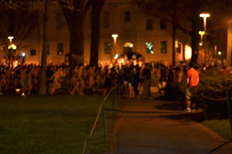 On Eve Of Exams Students Strip For Naked Lap News Harvard