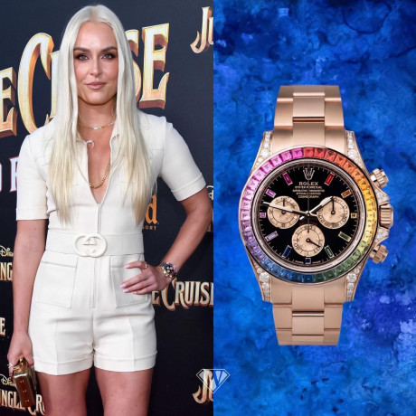 Lindsey Vonn Rolex Rainbow Daytona Superwatchman