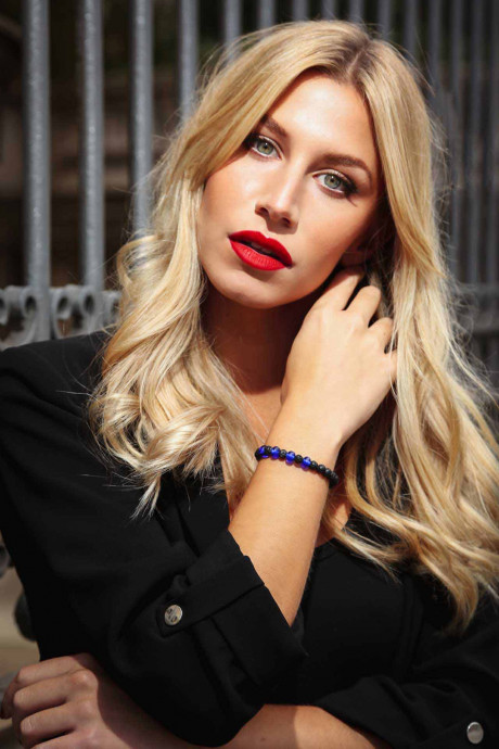 Blue Inside Lava Bracelet Her