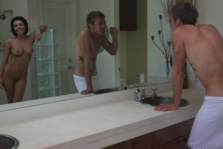 Naked Ruby With Her Natural Tits Gets A Pussy Licking Bang In The Pornpics